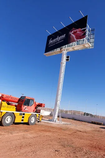 Monoposte instalado en Ciudad Real
