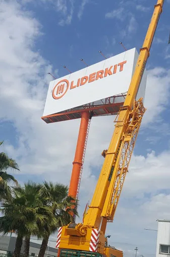 Monoposte instalado en Guarromán