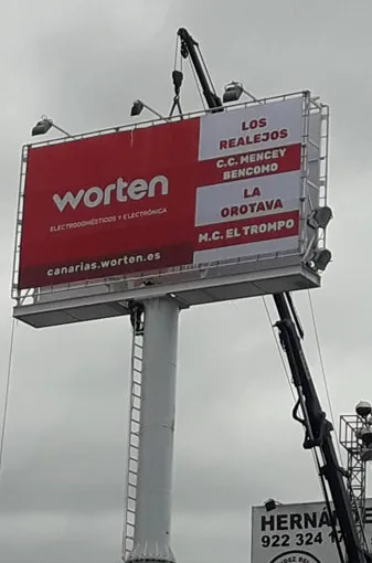 Monoposte en Canarias